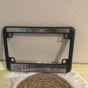 Cast Aluminum 1 Motorcycle Plate Frame